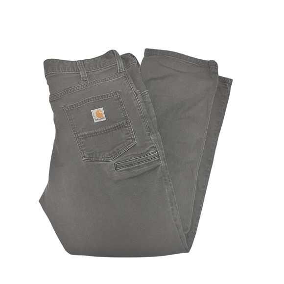 Carhartt Men's Relaxed Fit Gray Jeans - Picture 1 of 8